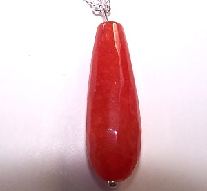 Collier Jade rouge solaire